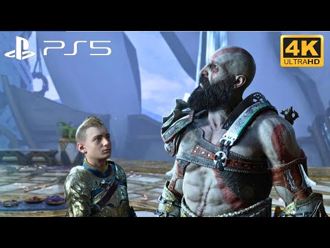Groa's Secret - GOD OF WAR RAGNAROK PS5 Walkthrough Part 8 4K HDR