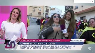 Carnaval Villar 2020 Apunt Directe en el desfile de la Coordinadora