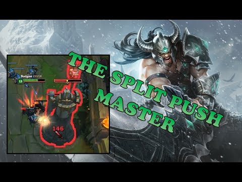 Tryndamere is the master of split pushing! - Tryndamere Top S7 Gameplay Commentary