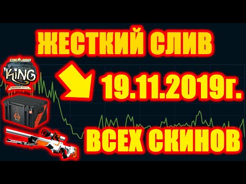 СИЛЬНОЕ ПАДЕНИЕ ВСЕХ СКИНОВ В КСГО 19 НОЯБРЯ 2019г.