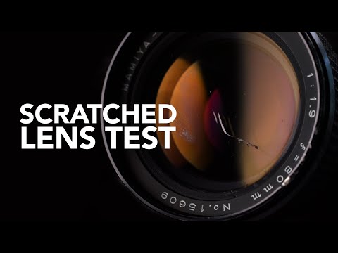 I DESTROYED this lens. Will it still work?! | Scratched Lens Test