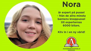 Nora är expert på pussel och spel