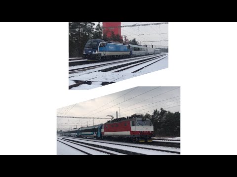 EC 102 Polonia a EC 130 Báthory | Bzenec-Přívoz 17.12.2022