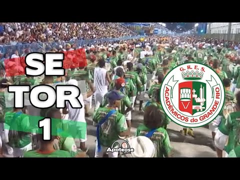 Grande Rio 2016 - Bateria (Setor 1) - Ensaio técnico