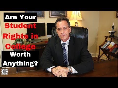 Student Rights in College are Really No Rights at All! Video