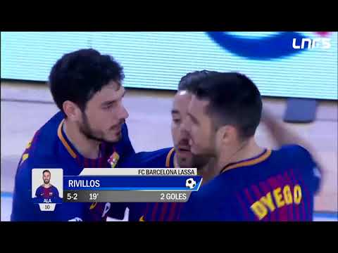 Gol Rivillos (5-2) FC Barcelona Lassa - Gran Canaria. 1 Div, J15