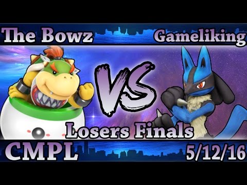 CMPL 2 - Gameliking (Charizard) Vs.The Bowz (Bowser Jr.) Smash Wii U Losers FInals - Smash 4