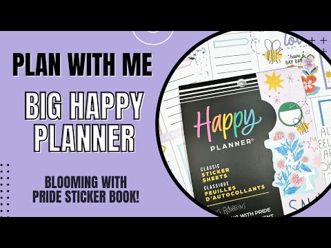 Plan With Me | Big Happy Planner | Blooming With Pride