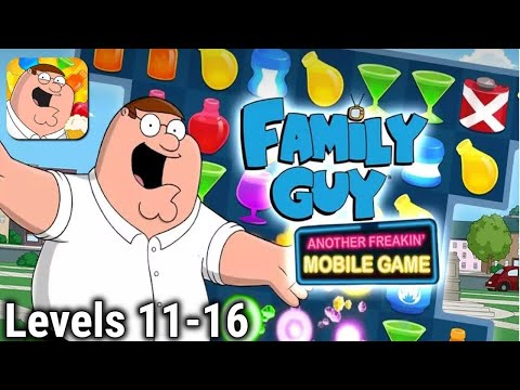 Family Guy - Another Freakin Mobile Game | Levels 11-16 | Walkthrough/Gameplay Part 3 (IOS Android)