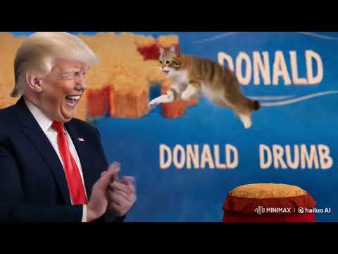 #viralvideo #donald trumph with cat #shorts #ai #animation #trending
