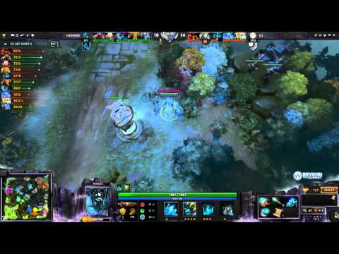 Newbee vs iG - Game 1 (ECL Winter 2014 - Grand Final) - GoDz & WinteR