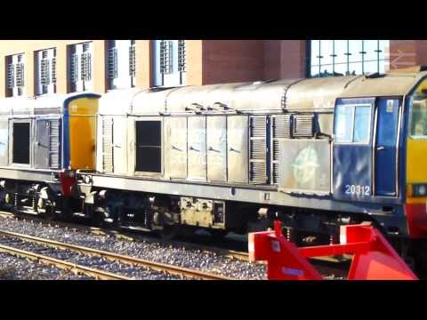 Incidental Spotting: Class 20 (20303 & 20312) DRS, York, 11th January, 2014