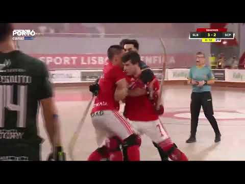 𝐂𝐨𝐧𝐟𝐫𝐨𝐧𝐭𝐨𝐬 𝐞𝐧𝐭𝐫𝐞 𝐒𝐩𝐨𝐫𝐭𝐢𝐧𝐠 𝐞 𝐁𝐞𝐧𝐟𝐢𝐜𝐚 𝐜𝐨𝐧𝐭𝐢𝐧𝐮𝐚𝐦 depois do jogo 5 das meias-finais de Hóquei em Patins