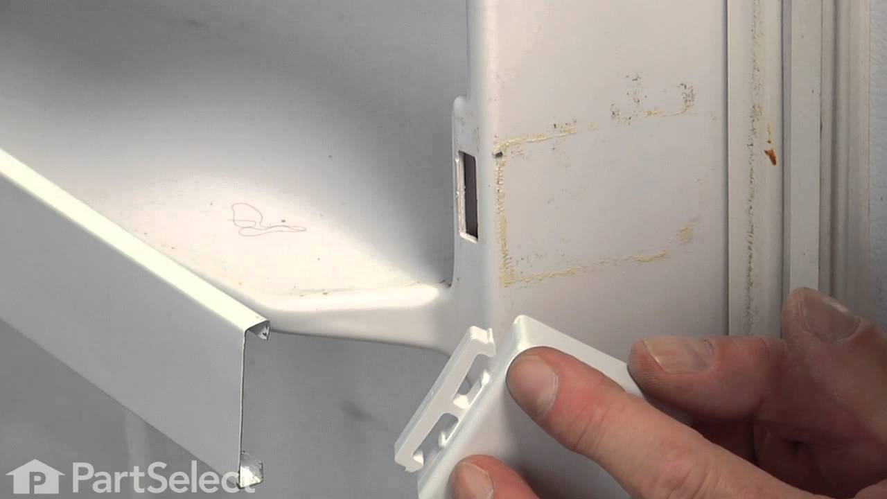 Replacing the Shelf Trim End Cap