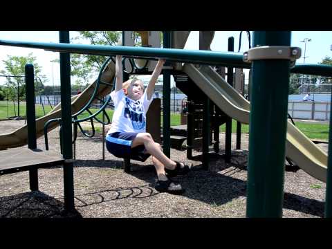 Brenden on the Monkey Bars