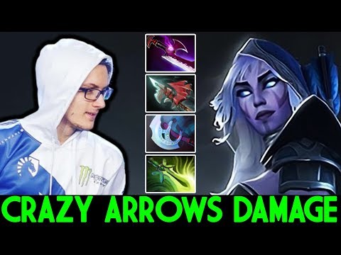 MIRACLE [Drow Ranger] Crazy Arrows Damage Hard Comeback Game 7.23 Dota 2