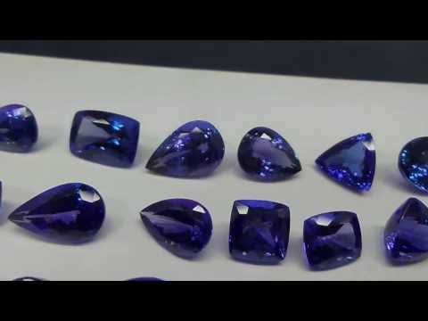 Tanzanite Cut Stones Lot