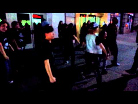 131116 Infinite New York Flash Mob - 3rd performance, part 4/5 (partial)