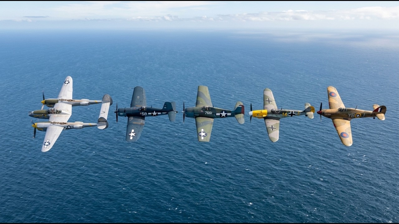 Every WW2 Fighter Plane Ranked — Overrated vs Ruthless