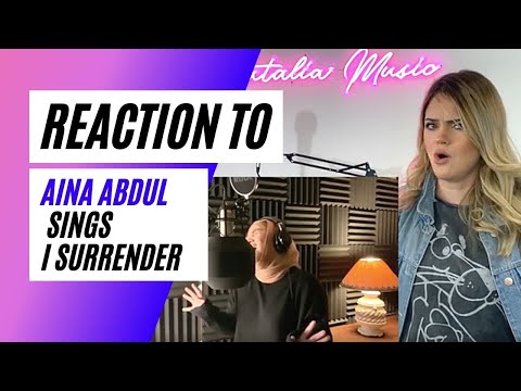 Voice Teacher Reacts to I SURRENDER - CELINE DION (COVER BY AINA ABDUL)