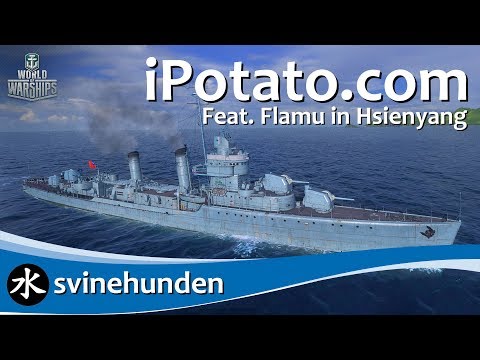 iPotato.com feat. Flamu in Tier VIII Pan-Asian DD Hsienyang | World of Warships