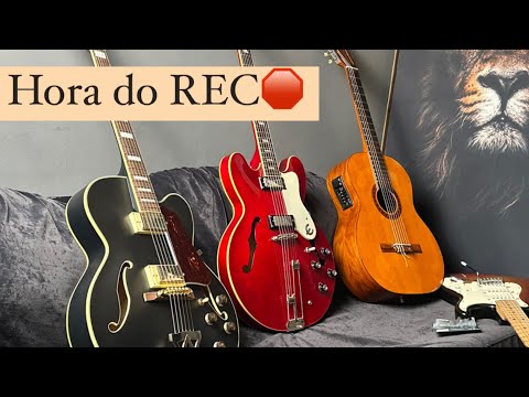 Gravação para Leandro Soares & Mateus Brito // Overdubs de Guita na Música: Meu Pai