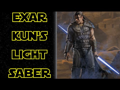 Star Wars Lore - Weapons Episode II - Exar Kun's lightsaber (Legends)