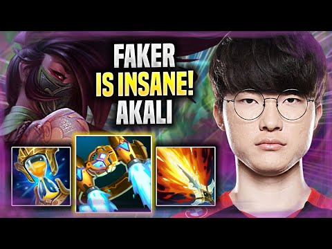 FAKER IS INSANE WITH AKALI! - T1 Faker Plays Akali MID vs Viktor! | Season 2022