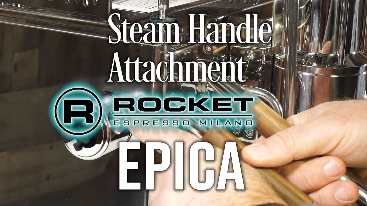 Rocket Epica Espresso Machine: Steam Handle Attachment