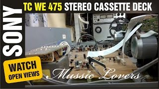 SONY, JAPAN TC WE 475 STEREO CASSETTE DECK