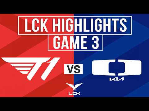 T1 vs DK Highlights Game 3 | LCK CUP 2026 Playoffs | T1 vs Dplus Kia