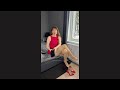 Wearing Black Pantyhose With Red Hearts And Trying On Falke And Calzedonia Pantyhose KittyAstrakan