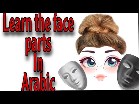 The body parts in Arabic| learn all about the head parts| learn the face parts in Arabic