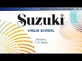 Suzuki Violin 3 - Bourrée - J. S. Bach [Score Video]