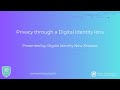 Privacy and Online Identity