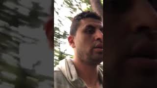 My friend  still on the top of mountain