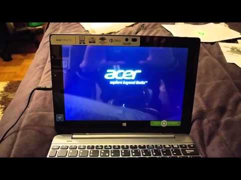 Acer Aspire One 10 (S1002) Unboxing and First Startup (Windows 10)