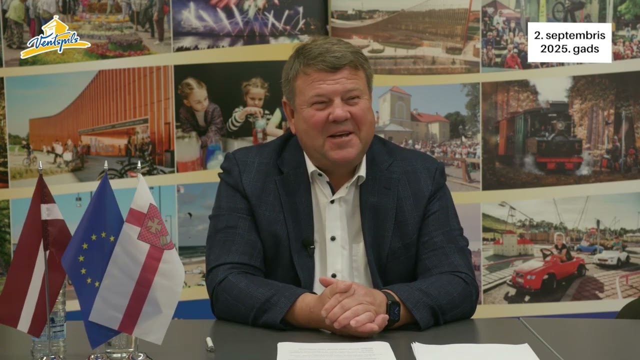 VIDEO: A. Gūtmanis par Ventspils pilsētas aktualitātēm – 02.09.2025.