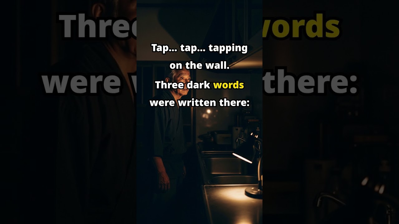 The Writing on the Wall | Short Scary Story Rap for English Learning