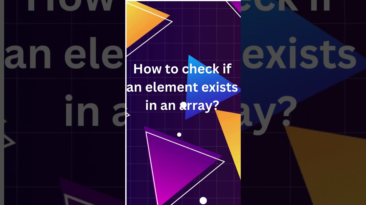 16 Searching Arrays: Includes vs. IndexOf |  #mastering #javascript #array #react