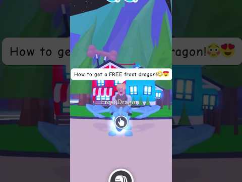 How to get a FREE Frost Dragon in Adopt Me Roblox #shorts #roblox #adoptme #trending #adoptmeroblox