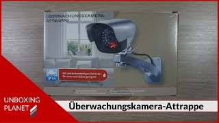 Gute Überwachungskamera-Attrappe - Unboxing Video