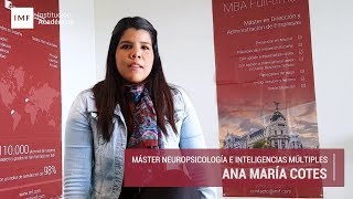 Opinion Master Neuropsicología: Ana Cotes