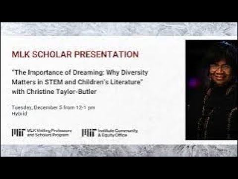 MLK Scholar Presentation by Christine Taylor-Butler - YouTube