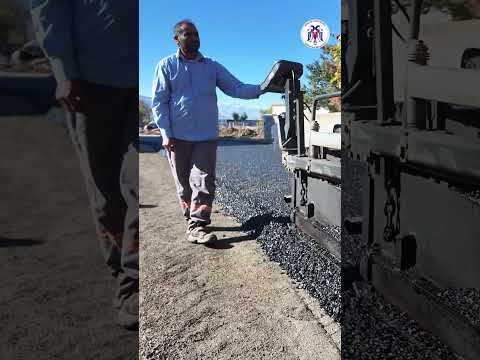 Hocabey Mahallesinde asfalt serim ve kaldırım yapım çalışmalarımız başladı.