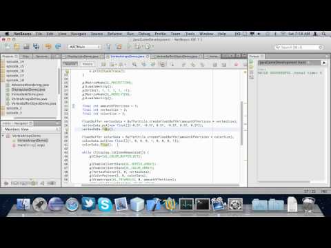 #18 OpenGL Advanced Rendering (VBO, DL, VA) - LWJGL Tutorials