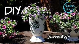 Blumenkübel selber machen - Pflanzkübel selber bauen - Blumentopf DIY