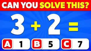Can You Pass This Maths Quiz... ➕🧠➖ Easy Level | Addition and Subtraction