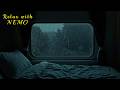Rainy Night Train Journey Dimly Lit Sleeper Train Ambience For Sleep Relaxing Rain Train Sound