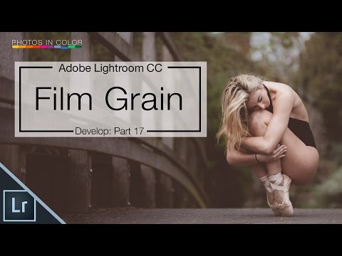 How to add film grain in Lightroom 6 / CC tutorial Video